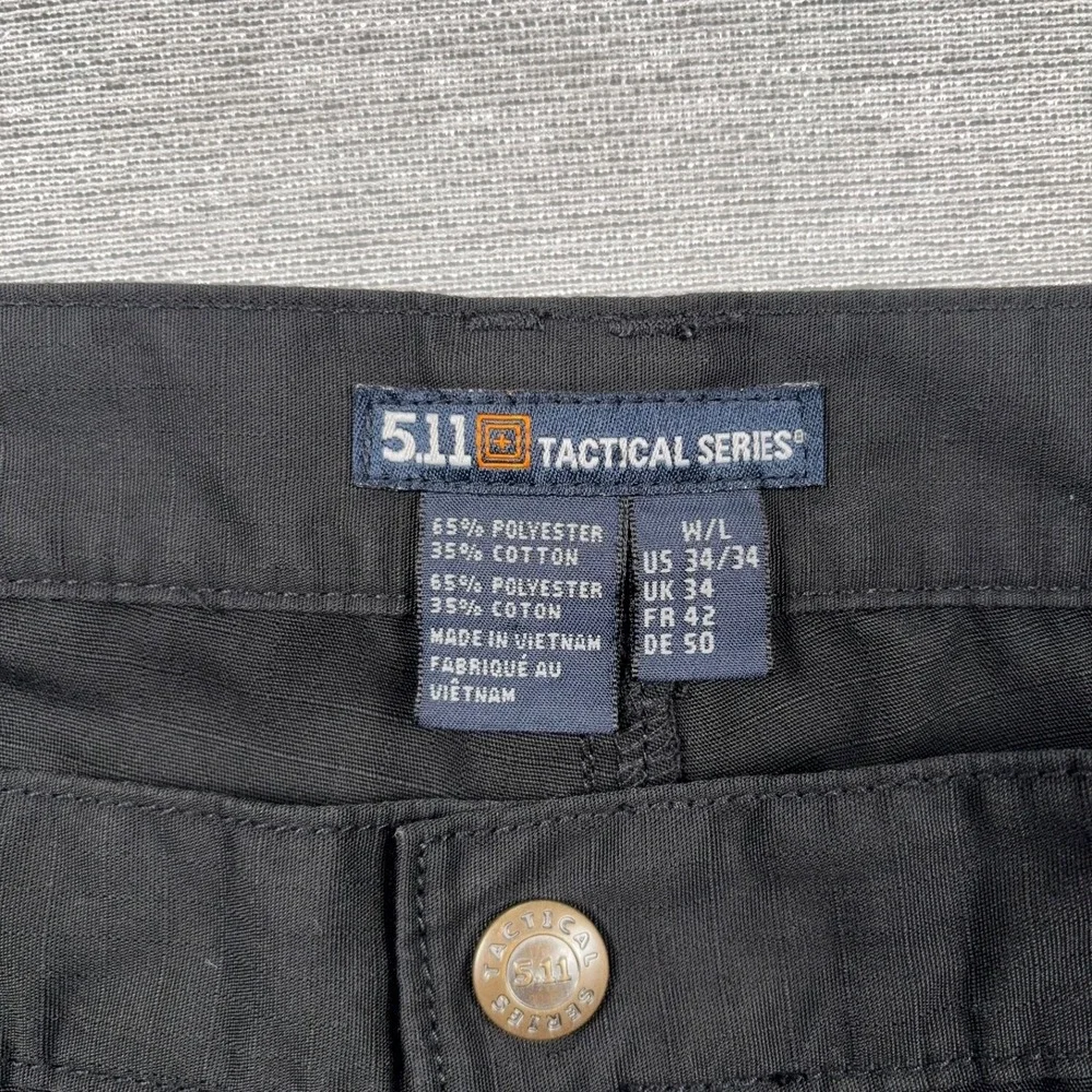 511 Tactical Taclite Pants Mens Size 34x34 Black Polyester Cotton Straight